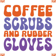 Nurse retro svg design and eps file