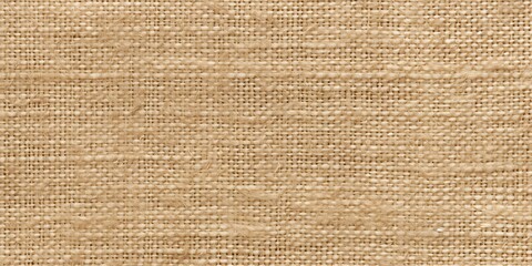 Fototapeta na wymiar Light creme beige texture of burlap Jute sackcloth woven canvas background. Ai generative.