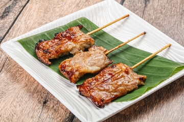 Thai cuisine - grilled pork skewer