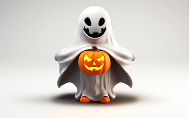 3d rendering halloween character design
