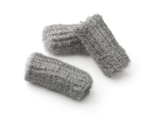 Three steel wool pads