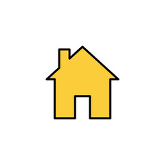 House icon vector for web and mobile app. Home sign and symbol