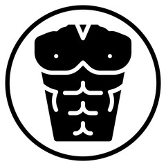 fitness glyph icon