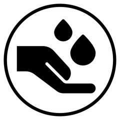 hygiene glyph icon