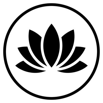 Lotus Glyph Icon