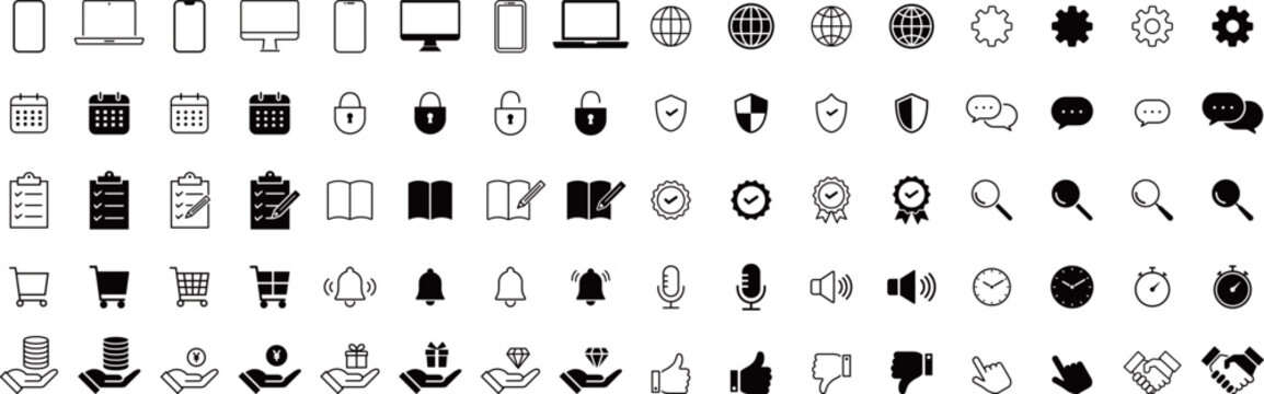 アイコンのバリエーションセット