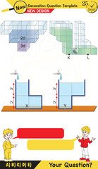 Physics, pressure and lifting force, archimedes principle, pressure of liquids and gases, Pascal's law, pressure of solids, Next generation problems, two boys speech bubble, template, experiment 