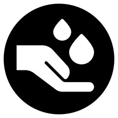 hygiene glyph icon