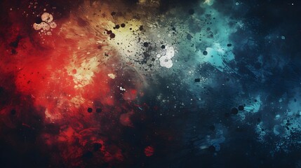 Fototapeta premium Gunge splatter texture with bokeh