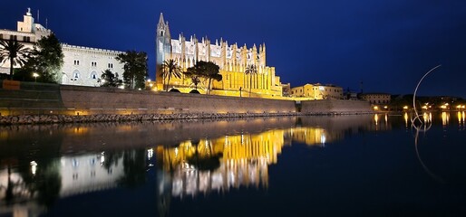 Cathedral in Palma de Mallorca, also known as La Seu, is a stunning Gothic-style cathedral located in the city of Palma, which is the capital of the Spanish island of Mallorca (Majorca). It is one of 