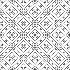 
White background with black lines. Modern stylish abstract texture. Repeating geometric shapes from striped elements.