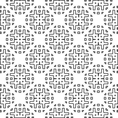 Fototapeta na wymiar White background with black lines. Modern stylish abstract texture. Repeating geometric shapes from striped elements.