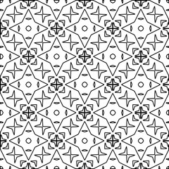 Fototapeta premium White background with black lines. Modern stylish abstract texture. Repeating geometric shapes from striped elements.