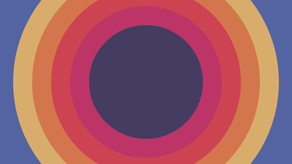 Retro Color Background Circles