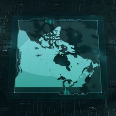 Canada Technology Square HUD UI Map