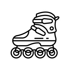 Roller Blade icon in vector. Illustration