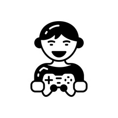 Gaming icon in vector. Illustration