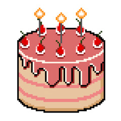 pixel cake