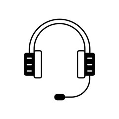 Headphones Vector Icon

