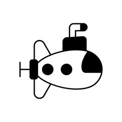Submarine Vector Icon

