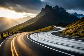 road to the mountains