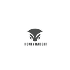 Badger Logo Template Vector Illustration