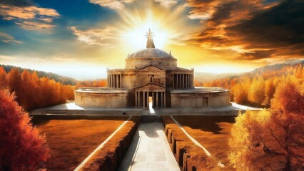 fantasy cathedral temple