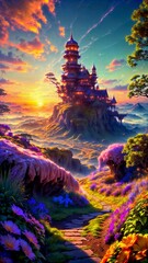 magical fantasy castle