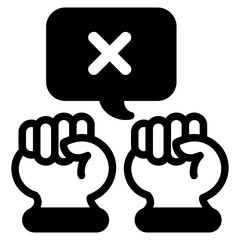  Demonstration glyph icon