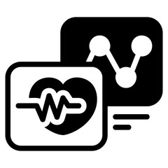  Heartbeat glyph icon