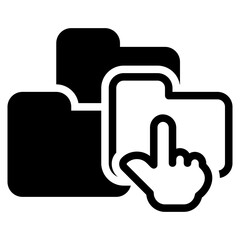  Self services glyph icon