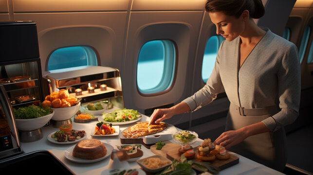 A chef showcases simple recipes that passengers can try at home, offering cooking tips and culinary insights during the flight