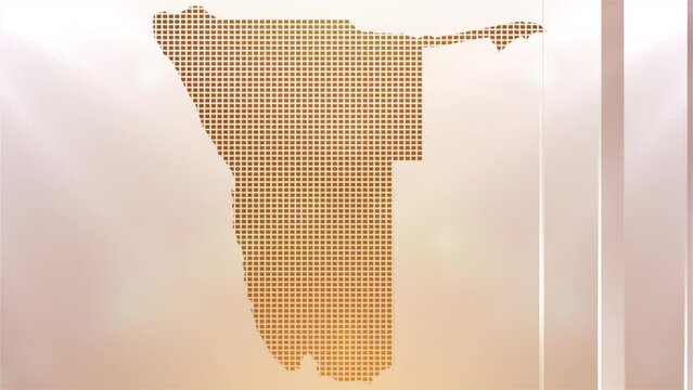 Namibia Map Opener on Minimal Background, 
Multi Purpose Background Useful for Politics, Elections, Travel, News and Sports Events
