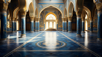 interior of the mosque country