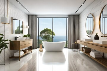 Fototapeta premium living room interior