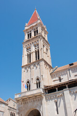 Fototapeta na wymiar Cathedral of St. Lawrence (Crkva sv. Petra) Trogir in the state of Split-Dalmatien Croatia