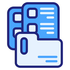  Form blue icon