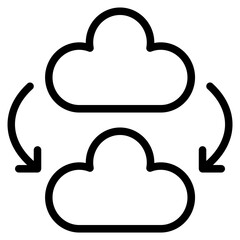 Cloud Migration Icon