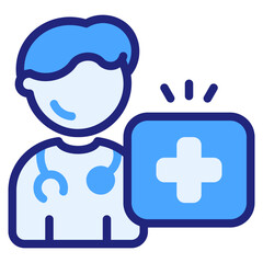  Doctor blue icon