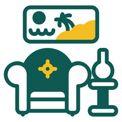  Living room colored icon