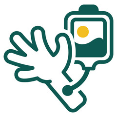  Blood donation colored icon