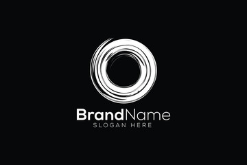 Professional letter o twist logo design vector template