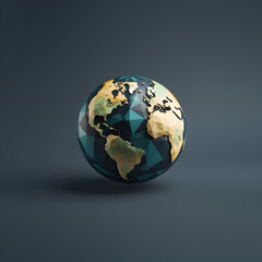 Isometric Globe (earth)