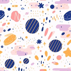 seamless pattern with balls