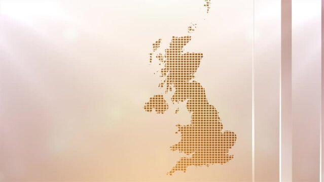 United Kingdom Map Opener on Minimal Background, 
Multi Purpose Background Useful for Politics, Elections, Travel, News and Sports Events
