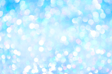 abstract light bokeh background with blue color