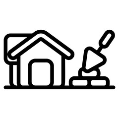  Renovation outline icon