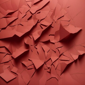 Texture of crumpled brown/red paper