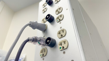 electrical outlet symbolizes modern connectivity and power, enabling access to energy and communication in a technological world