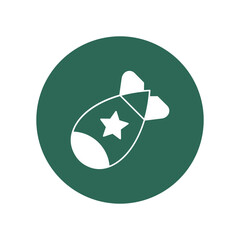 Missile Vector Icon

